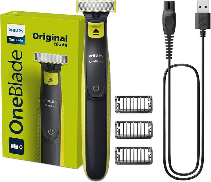 Philips OneBlade I Hybrid Trimmer & Razor I Trim, Edge & Shave | 2x Powerful Motor | Longer Battery Life I No Skin Irritation as Blade Never Touches Skin | Dual Protection Technology | QP2724/10