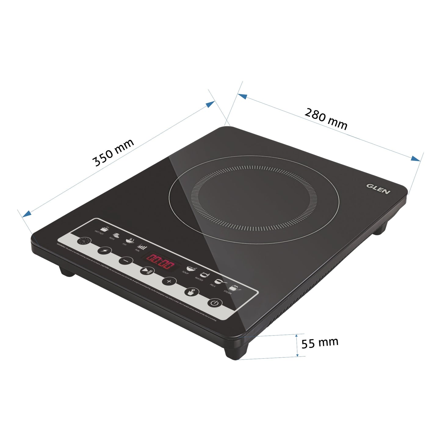 Induction Cooktop with Touch Control 2000W, Digital display with Auto Cut-off - SA 3081 IN