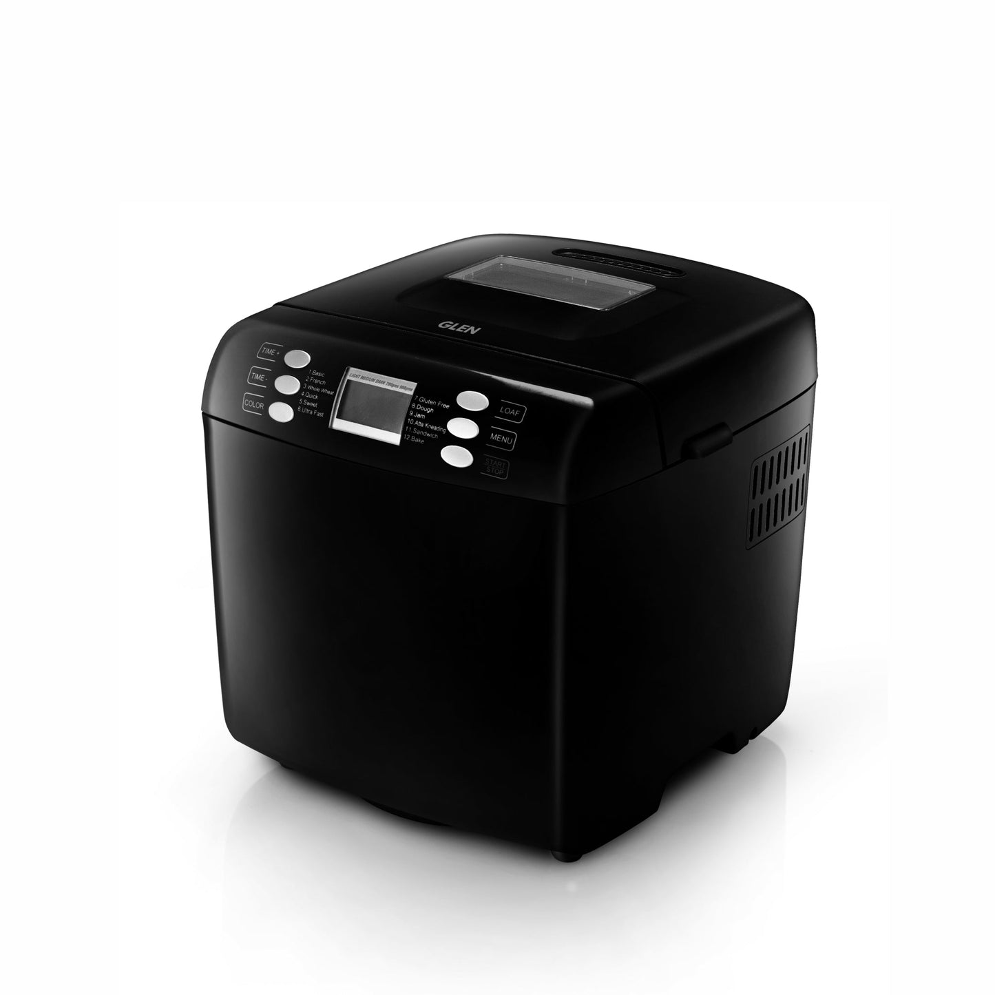 Atta Kneader & Bread Maker, Fully Automatic, 12 Pre-Set Functions, Electronic Control Panel - Black (3039)