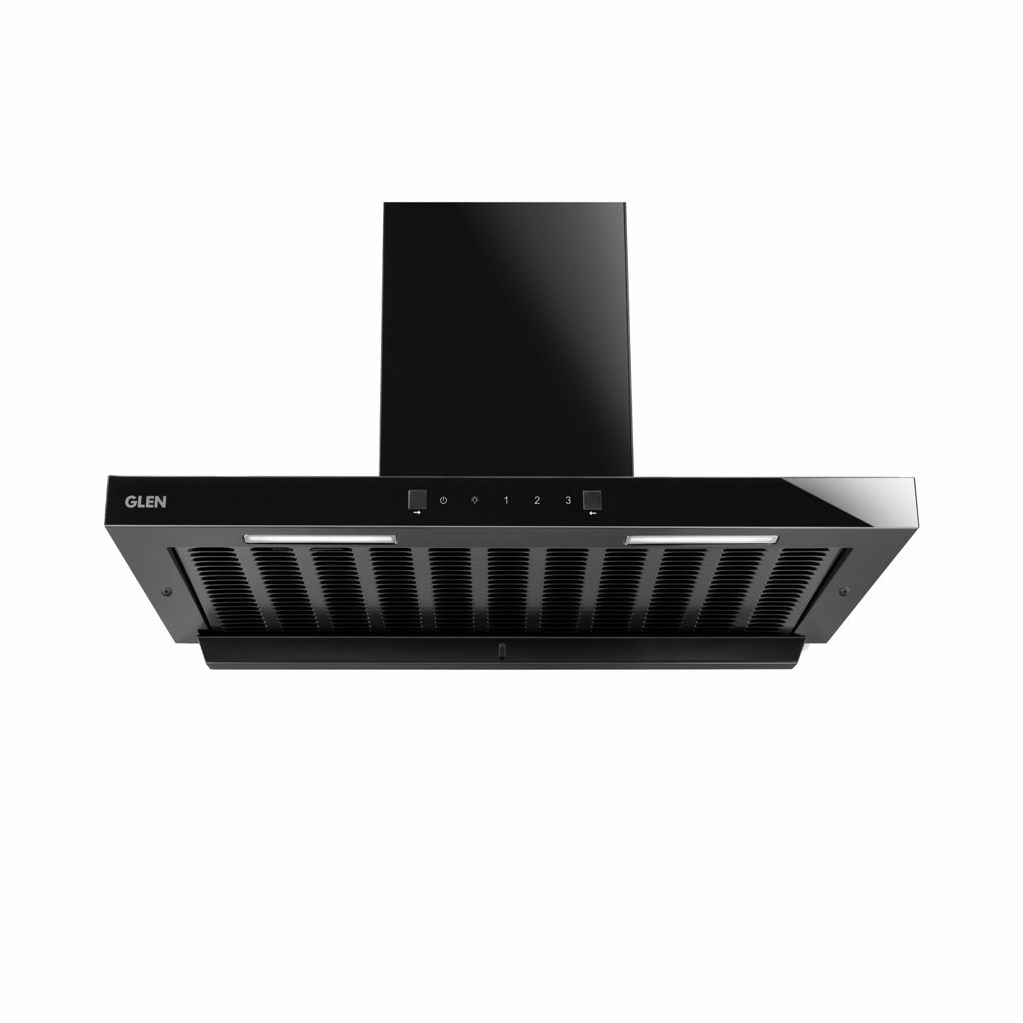 GLEN Auto Clean Filterless Kitchen Chimney | Heat Sensor, Intelli-Clean, 1400 m³/h Suction, Touch & Motion Control, Remote Operated – 60/76/90 cm Black (CH 6055 BL MS AC)