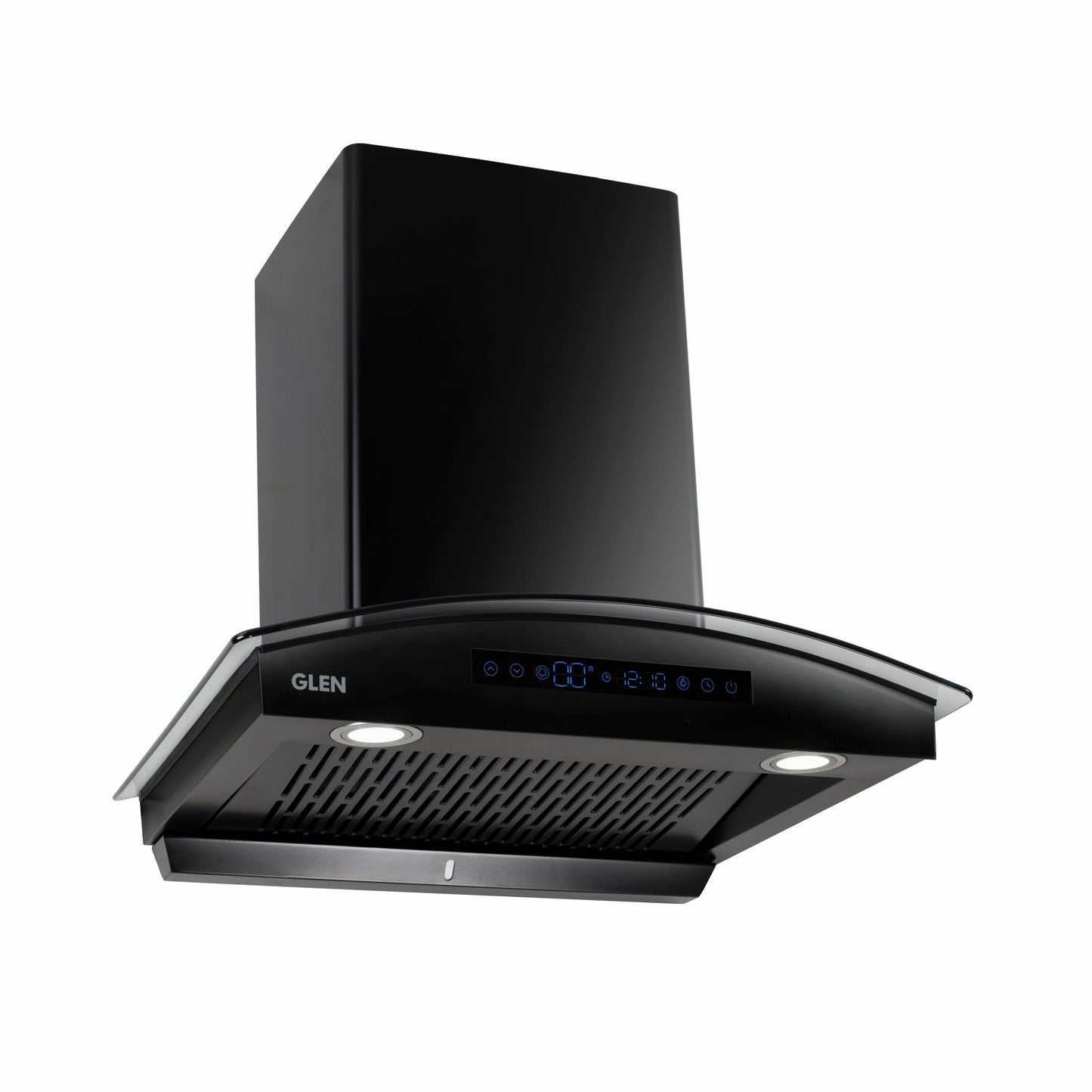Auto Clean Curved Glass Chimney with Inverter Technology, BLDC Motor 1400 mB3/h - 60/76/90cm (6069 BL BLDC AC )
