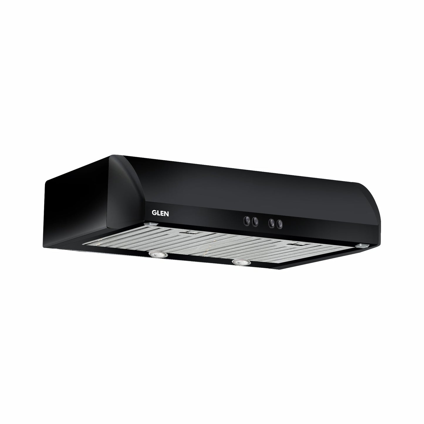 Straight Line Kitchen Chimney Push Button Baffle filters 60cm 1000 mB3/h - Black (6014)