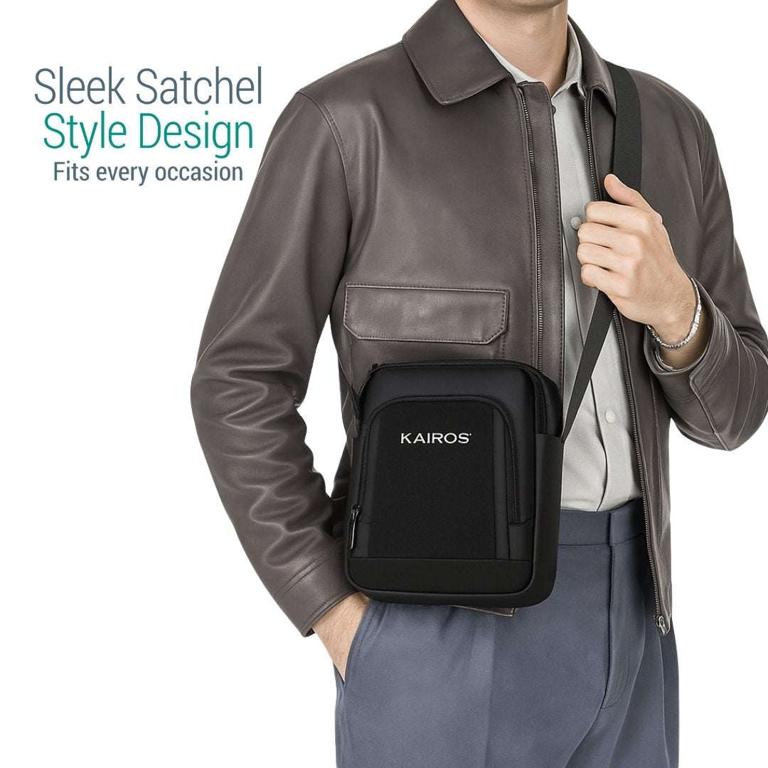 KAIROS Swift Sling Bag – Unisex Shoulder Bag | Unisex Traveller friendly backpack | ideal for travel, work & casual outings