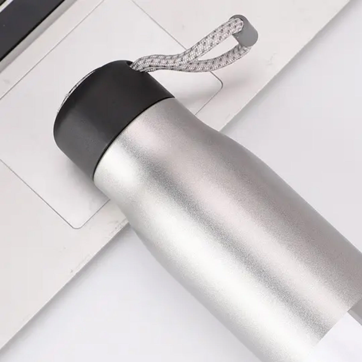 KAIROS Sports Guard Thermo Steel Water Bottle – Hot & Cold Insulated Stainless Steel Flask, BPA-Free.