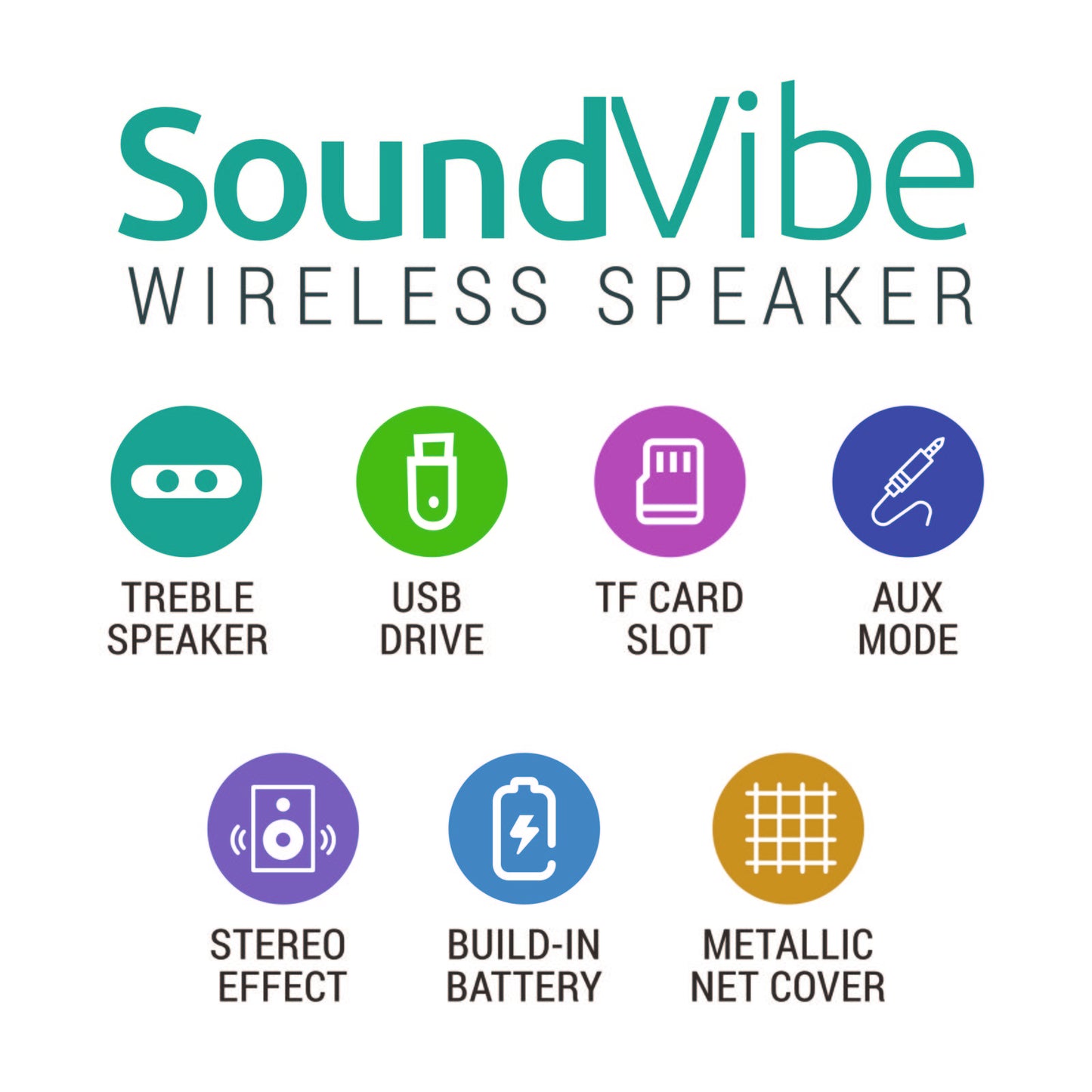 KAIROS Soundvibe Wireless Bluetooth Speaker