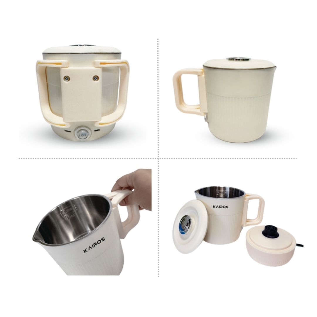KAIROS Portable Flexi 600ML Electric Kettle | Quick Heating, Lightweight Design |Fast Boiling, Compact & Travel-Friendly