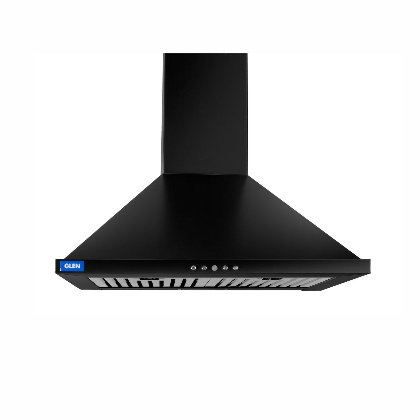 Electric Kitchen Chimney, Pyramid Shape Baffle filters 60cm 1250 m3/h - Black (6054 BL)