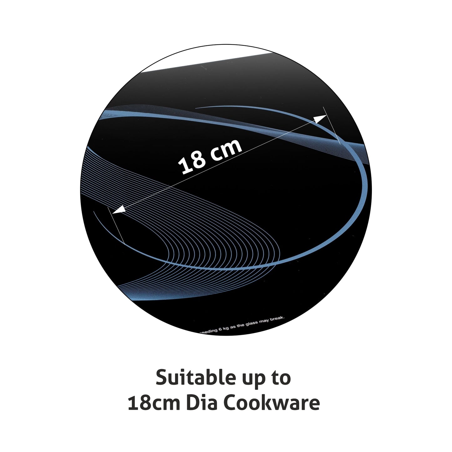 Infrared Cooktop with 3 Preset Cooking Functions 2000W- SA-3075IR