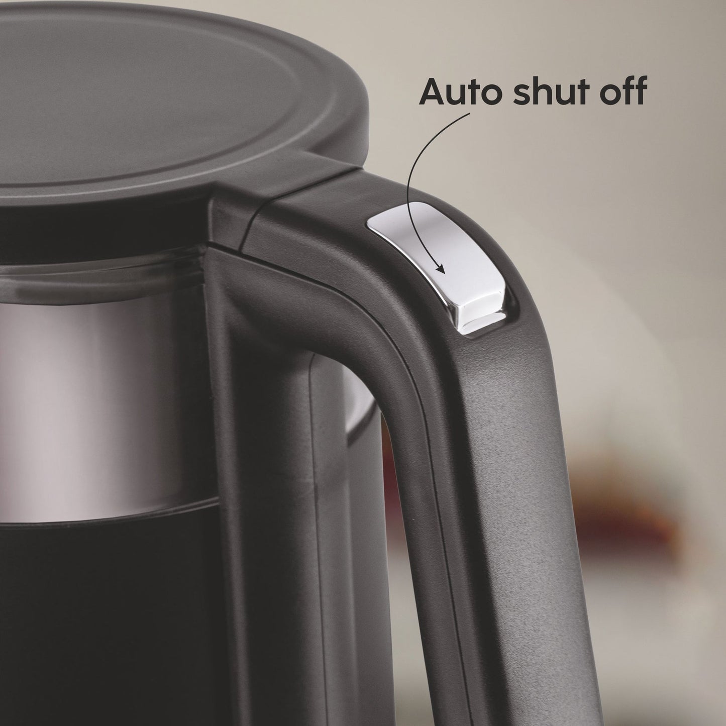 GLEN Electric Kettle 1.5 Litre | Digital Display Touch Control and 4 Pre Set Functions | Auto Shutoff, 1500W (SA-9008GLBL)
