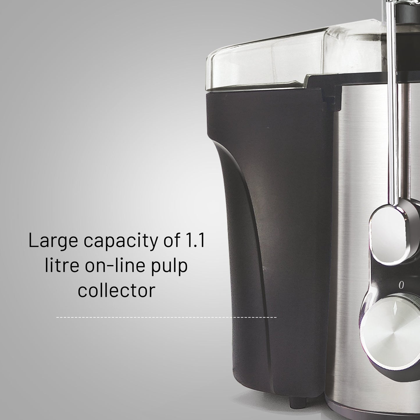 GLEN Centrifugal Juicer 600W, Full Apple Feeding Tube 600ml Juice Collector, Stainless Steel Filter (4019)
