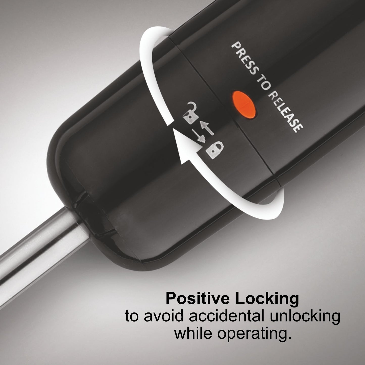 Electric Turbo Hand Blender Black 350W with Stainless Steel Arm - Black (4063 HB BL)