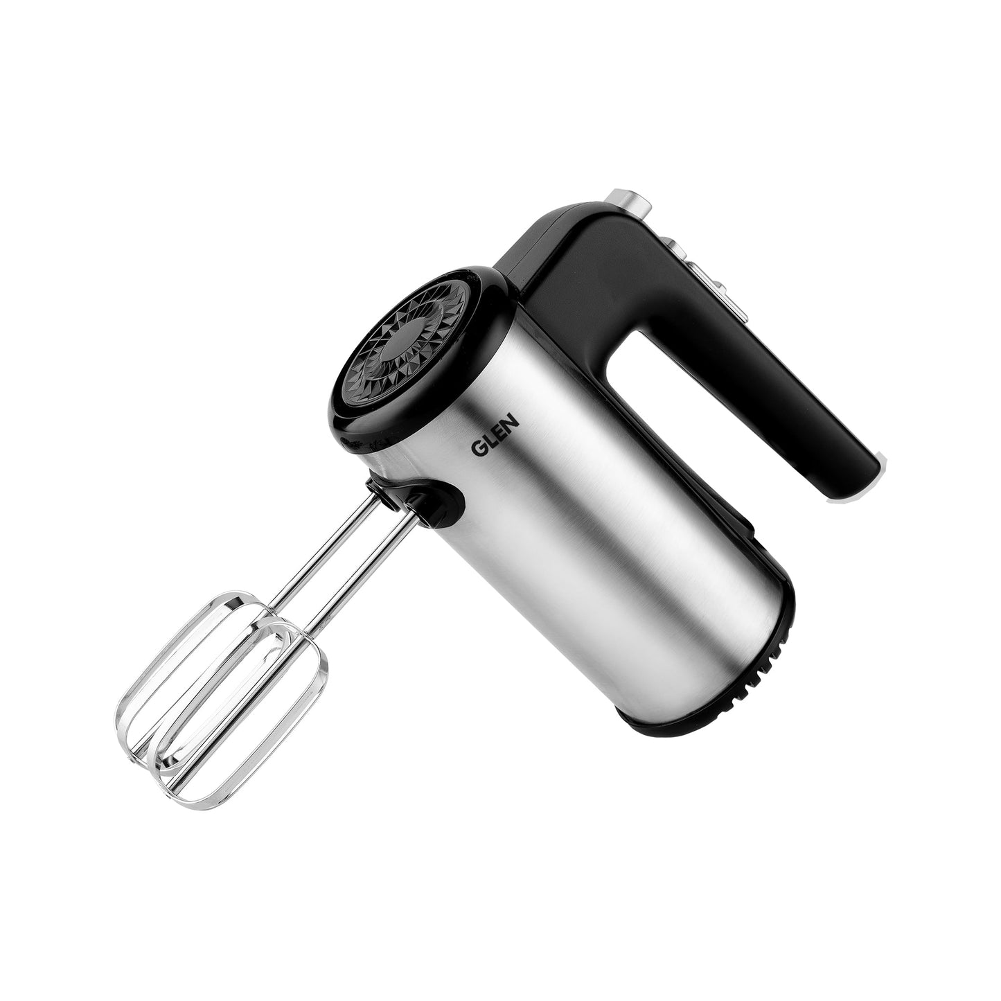 Electric Hand Mixer 200 W 2 Beaters with 5 Speed Settings - Black and Grey (4058)