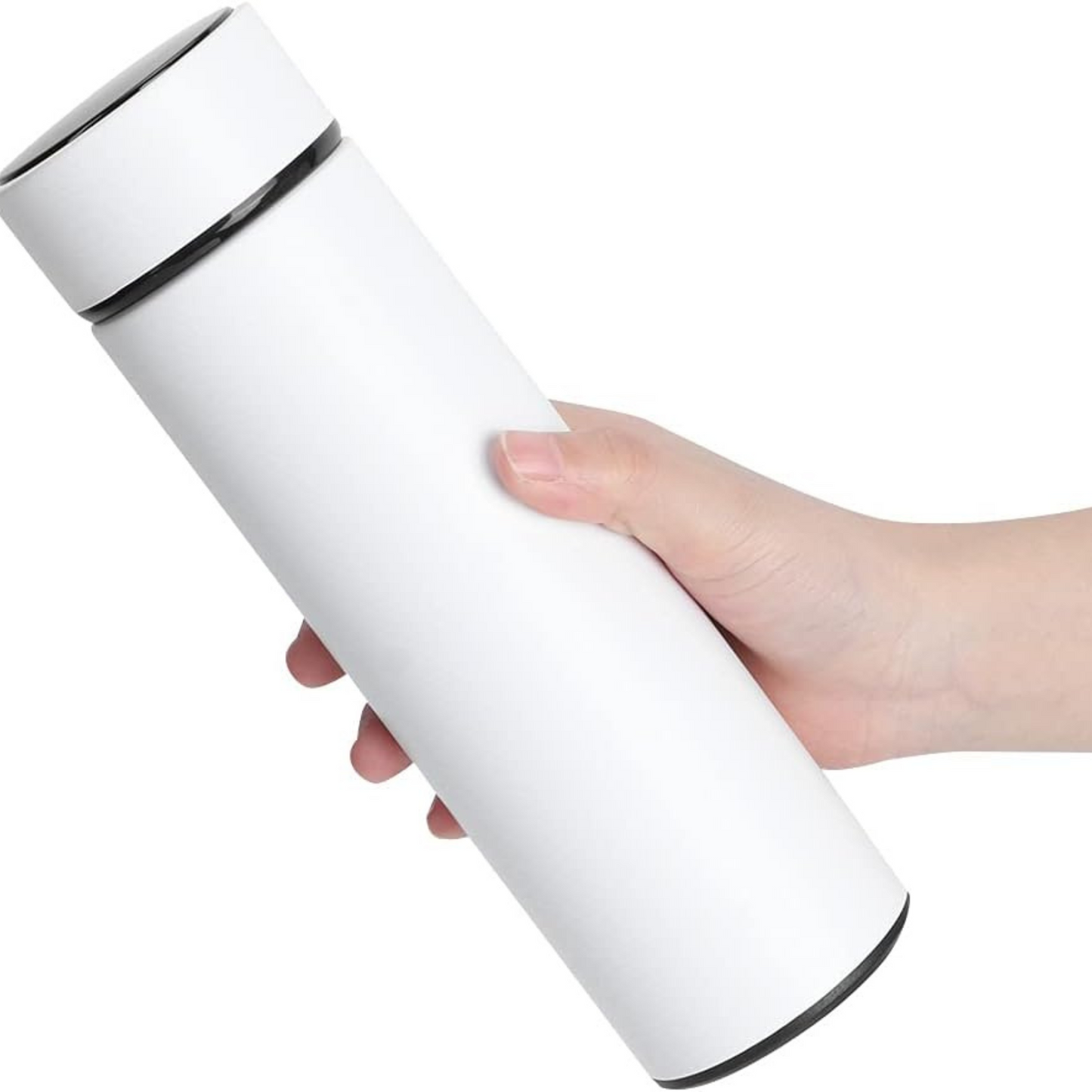 KAIROS Smart Temperature Display Flask 500 ML | Stainless Steel, BPA-Free & Leak-proof | Smart Temperature Display LED screen | For School & office