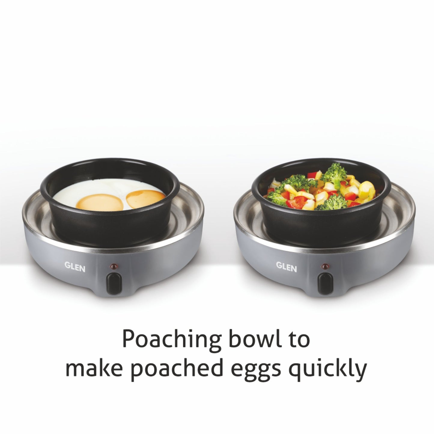 Egg Boiler Boils 7 Eggs, 1 Poaching Cup, Auto shut Off, 350W (3040EB7)