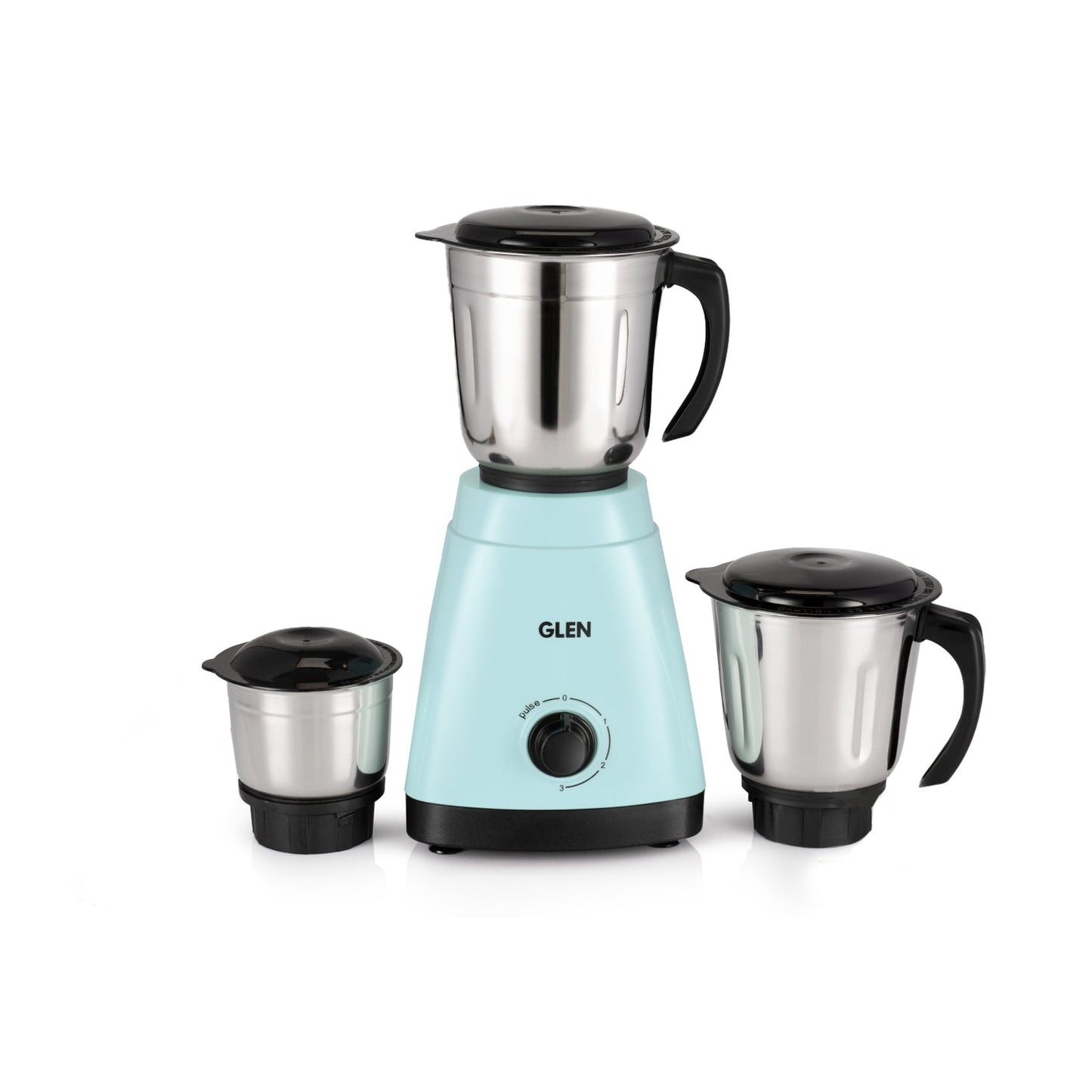 GLEN Mixer Grinder 650W with 3 Stainless Steel Liquidiser, Grinder and Chutney Jars - (SA4024JAR3)
