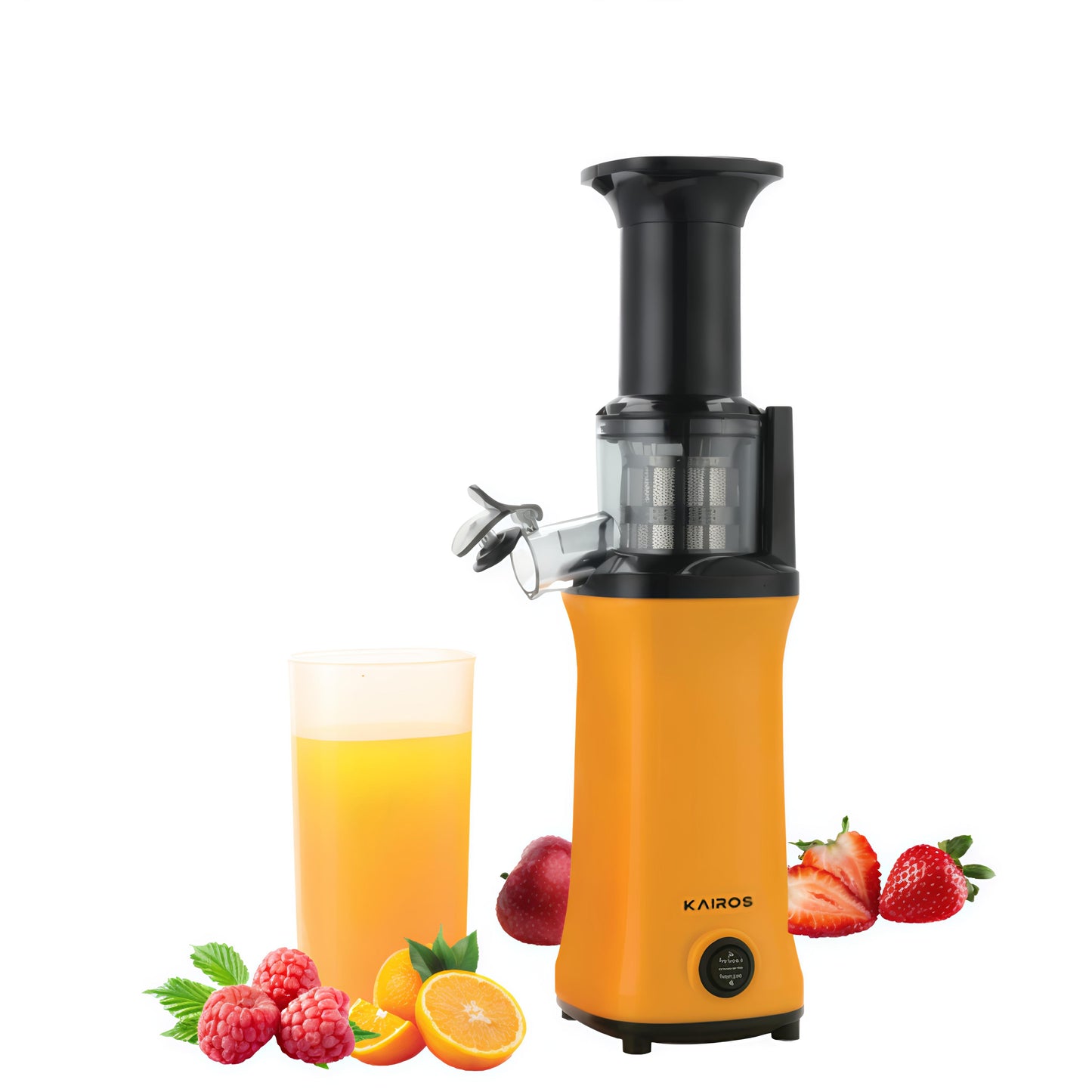 KAIROS Juice Mate Pro | Easy-to-Use Juicer for Home | 120w Home Juicer | Easy to use One button Control
