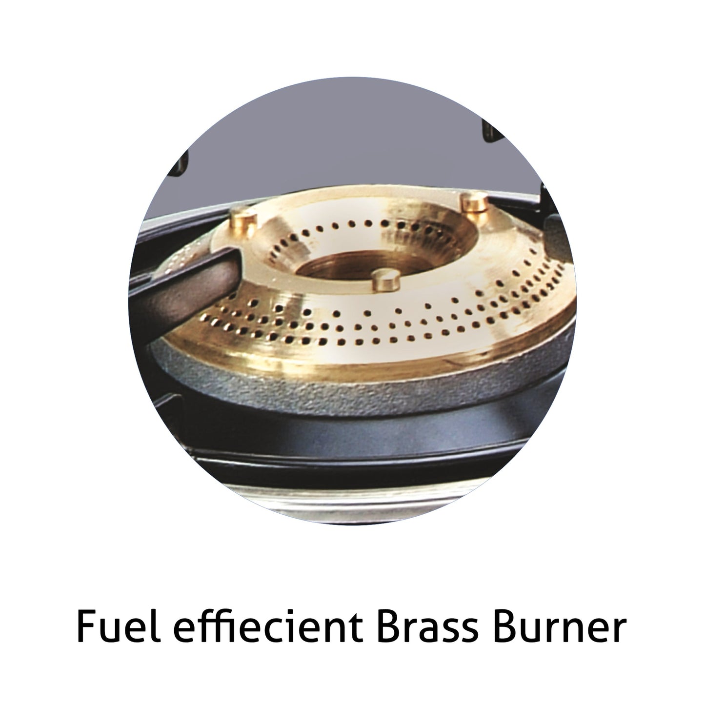 GLEN 2 Burner PNG Glass Gas Stove with High Flame Brass Burner Black (CT1021GTHFBBBLPN)