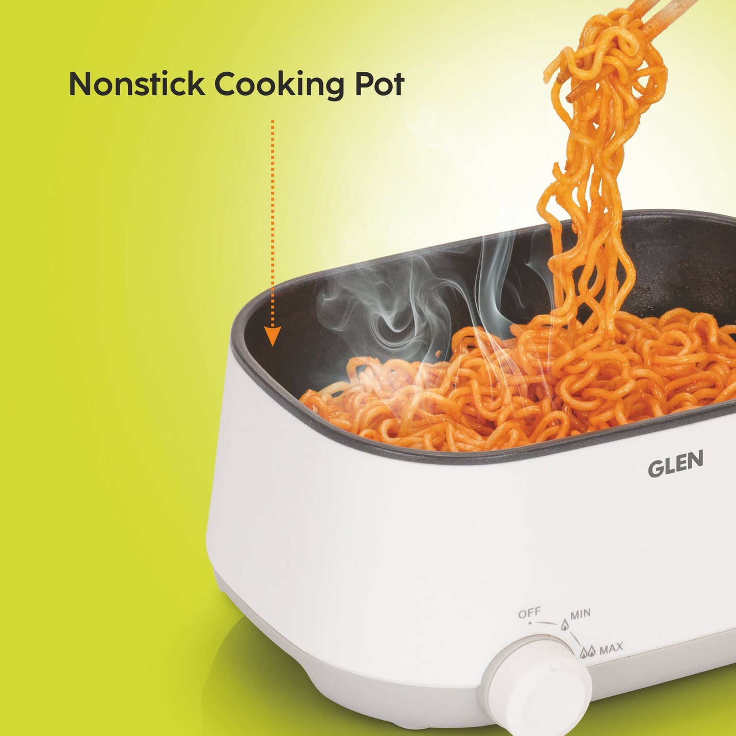GLEN 3 in 1 Multi Food Steamer - Steam, Cook & Boil, 2 Power Settings, 600W - (SA-3051MFS)