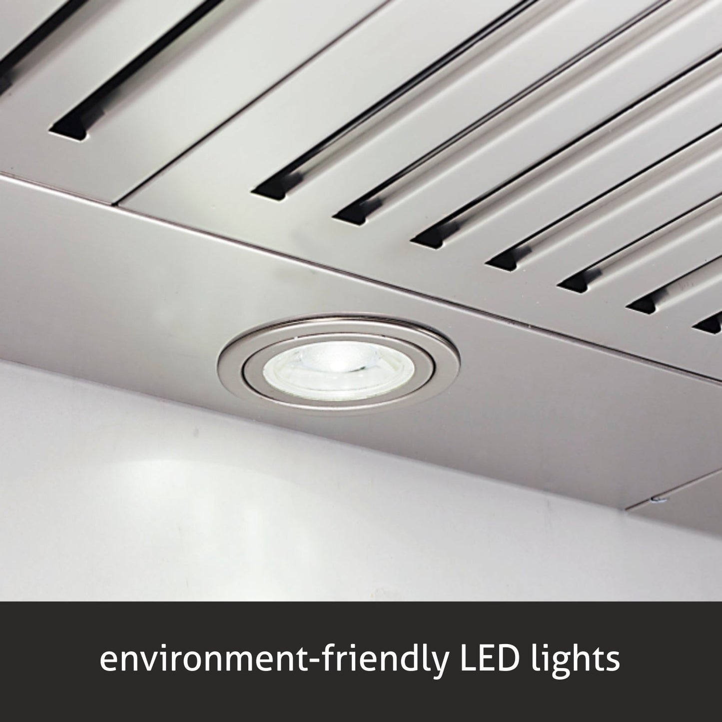 Straight Line Kitchen Chimney Touch Sensor Baffle filters 60cm 1000 m3/h -Silver (6001 SS TS)