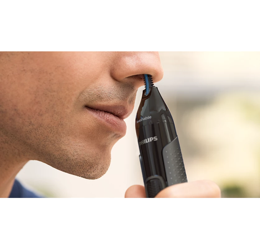 PHILIPS Series 3000 Nose, Ear and Eyebrows Trimmer | 60 min Runtime (NT3650/16)