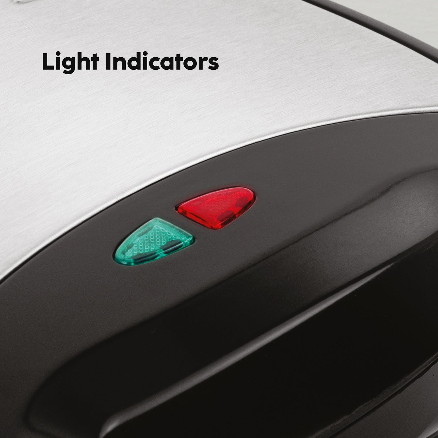 GLEN Electric Sandwich Maker with Non-Stick Coating Plates 750W - Black (SA-3026SW)