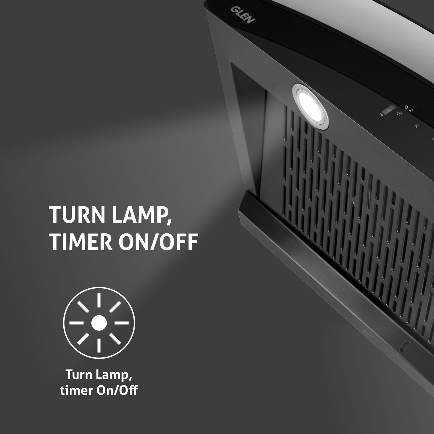 Auto Clean Chimney Curved Glass Filter-less with Wi-Fi Control 1400 mB3/h - 60/76/90cm (CH 6068 AC BLS)