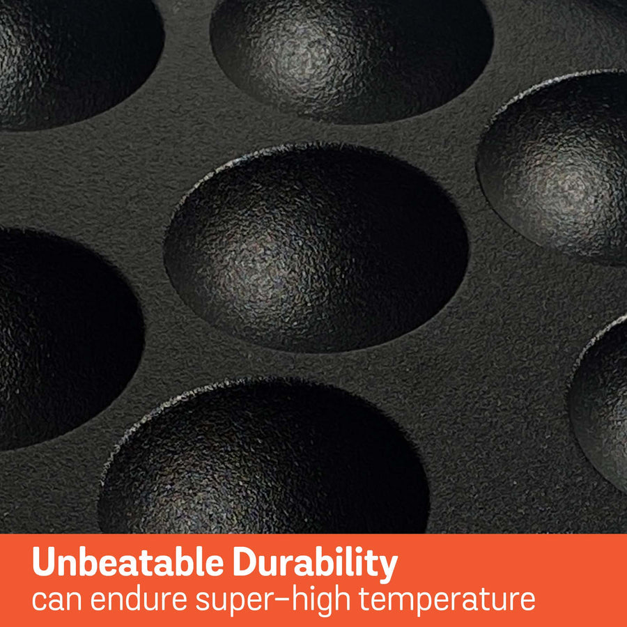 Meyer Pre Seasoned Cast Iron Appam Pan (20cm)