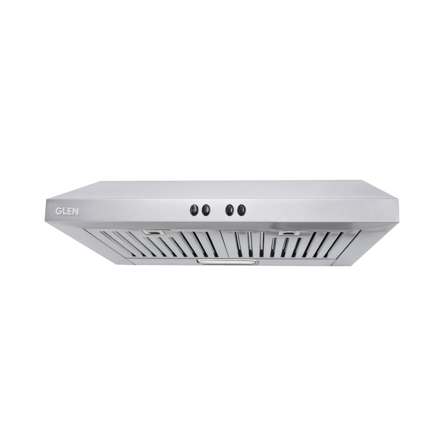 Straight Line Kitchen Chimney with Push Button Control, Baffle filters 60cm 1000 m3/h -Silver (6000 DX SS)