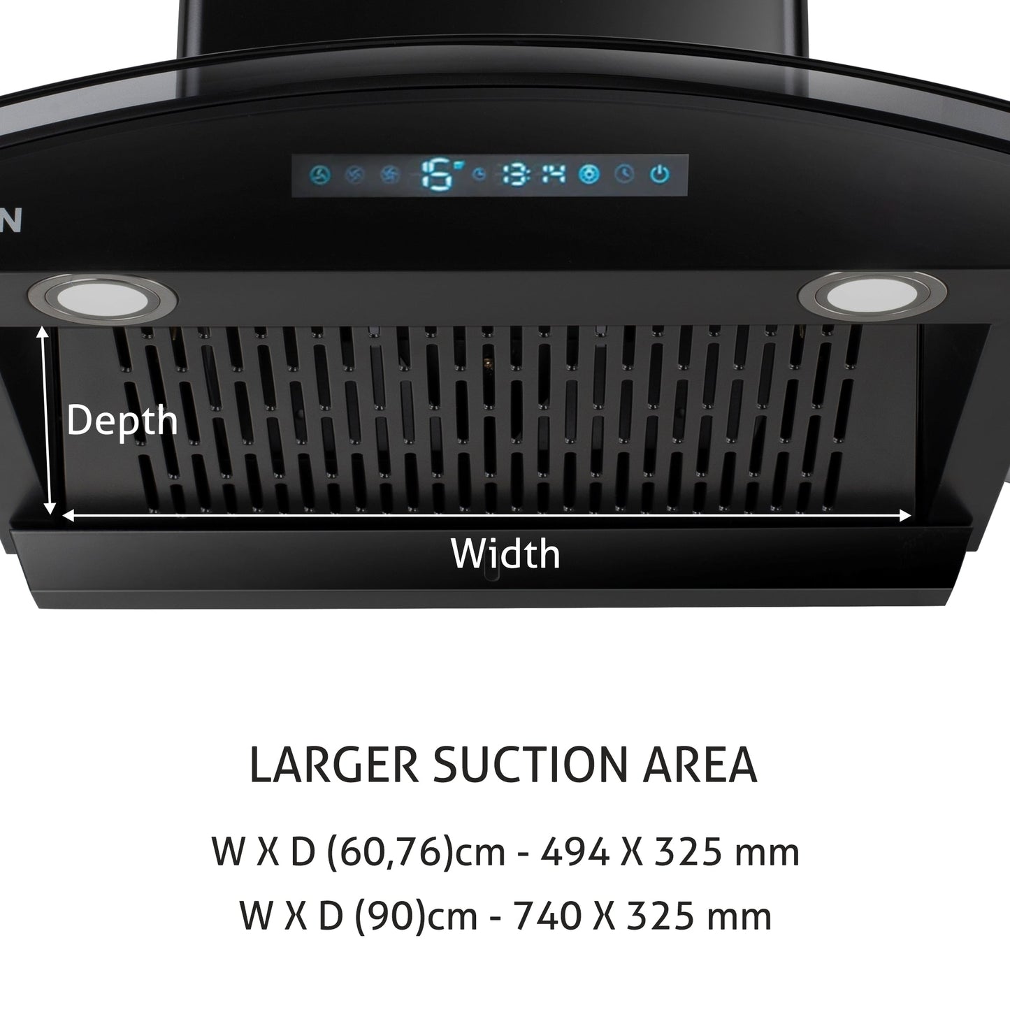 Chimney Hood 6026 BLDC Auto Clean 60 BL