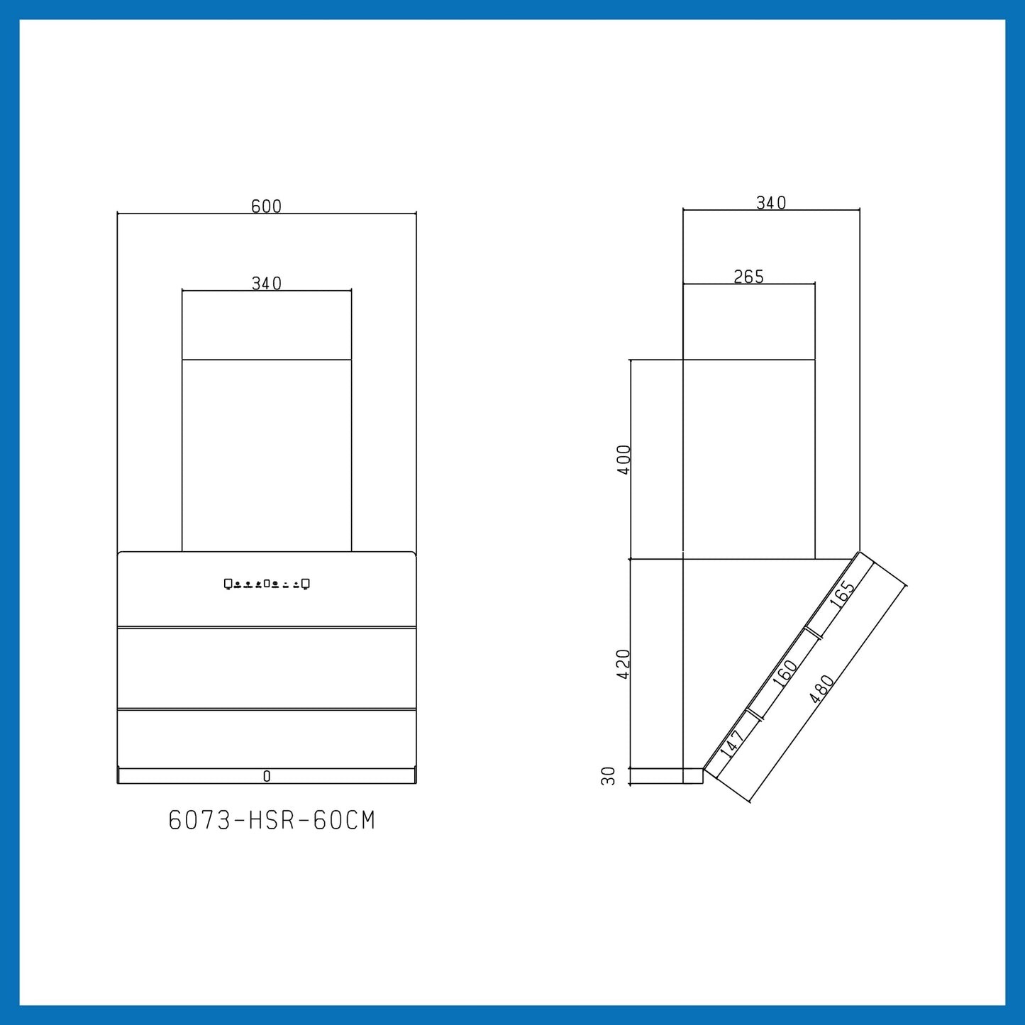 GLEN Auto Clean Vertical Glass Chimney (CH 6073 HSR DC AC) | Filter-less Design with Heat Sensor & BLDC Motor 1600 m³/h | Touch & Motion Control, Remote Operated – 60/75/90 cm
