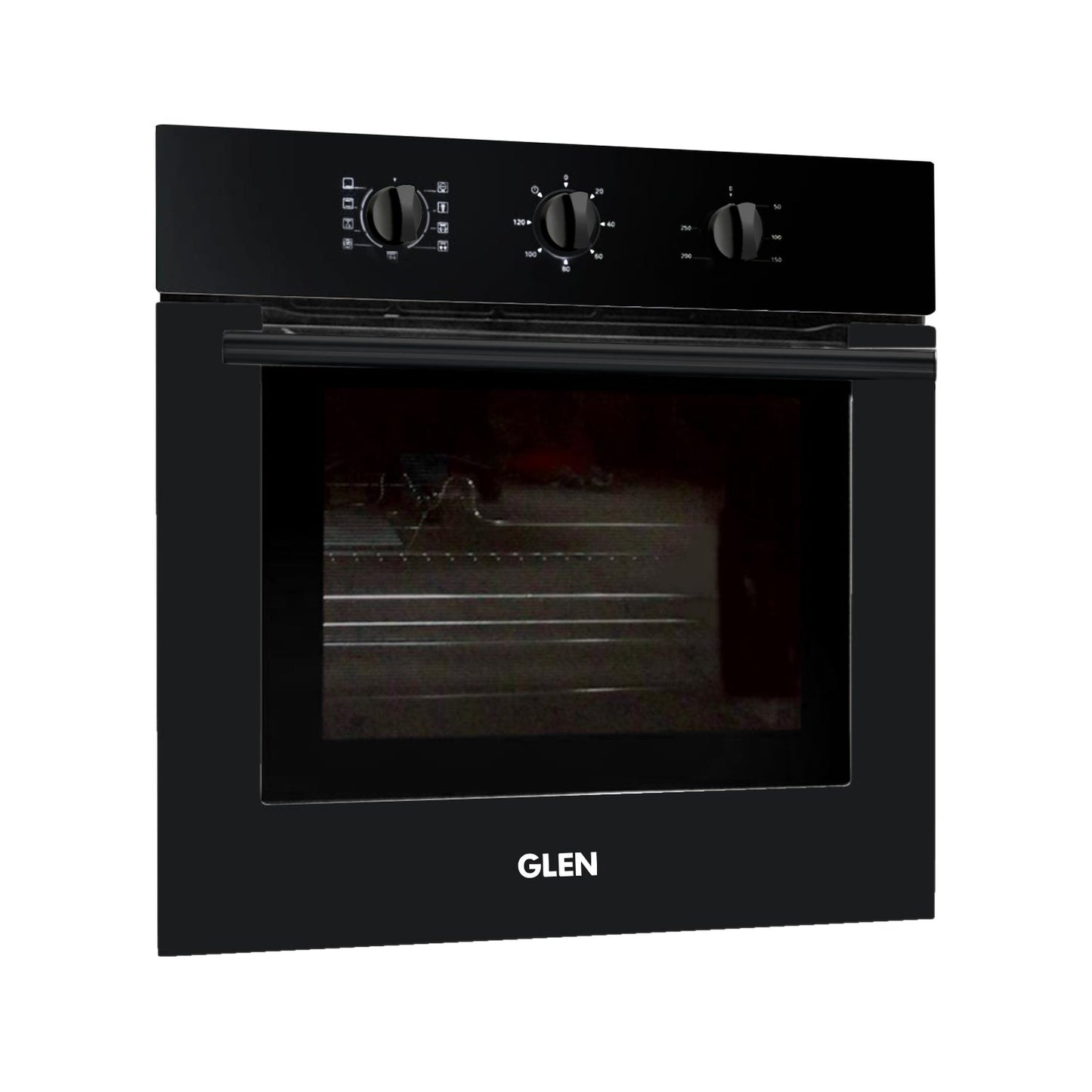 GLEN Built in Oven Motorised Rotisserie Turbo Fan 78Ltr with Multi-function (660 MRT BL)