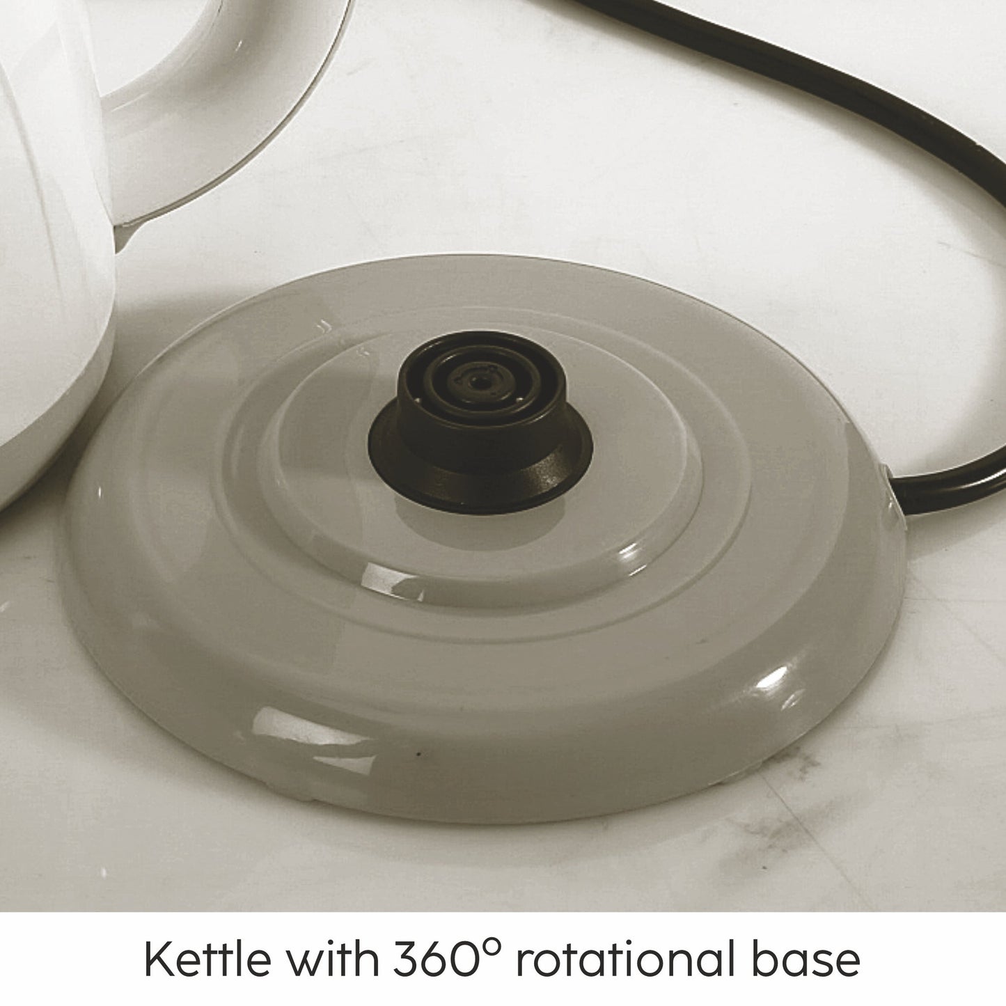 GLEN Premium Electric Kettle 0.9 Litre | 360° Rotating Base, Auto Shutoff & 1150W Quick Boil – Compact and Perfect for Modern Kitchens (SA-9001)