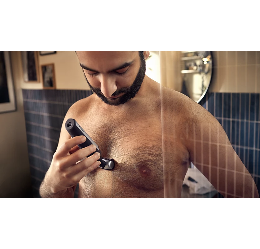 PHILIPS Series 5000 Showerproof Body and Groin Groomer | Trimmer for your Body & Groin Hair (BG5021/15)