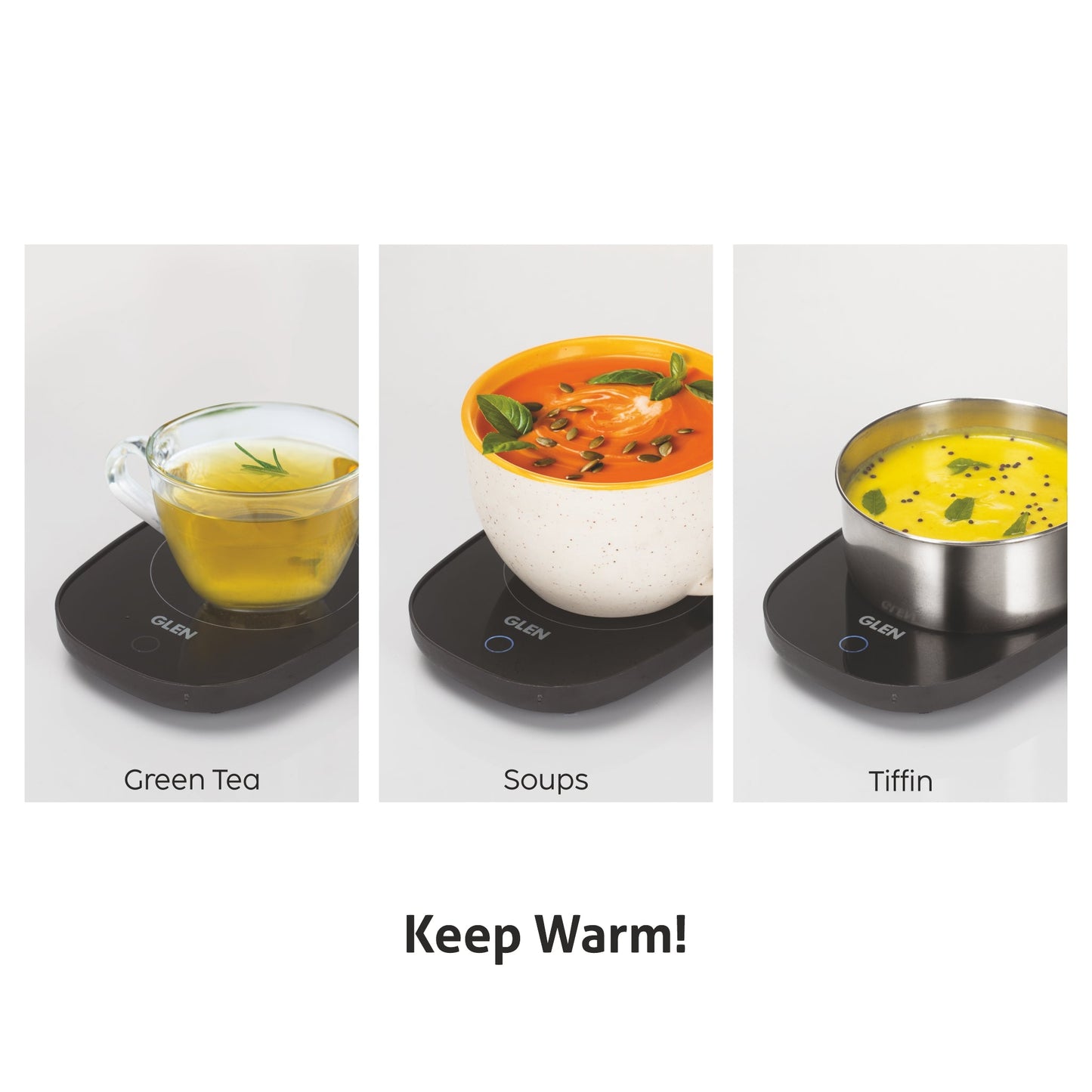 Electric Coffee Mug Warmer Plate with Auto Shut Off and Heating Function 16 Watt (SA 3000)