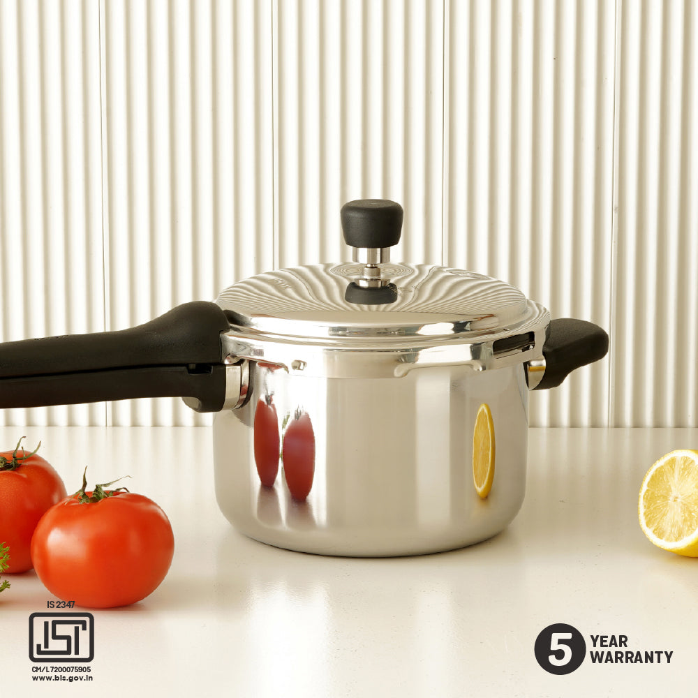 MEYER Presta set of 2 Tri-ply Pressure Cooker (3L, 5.5L)