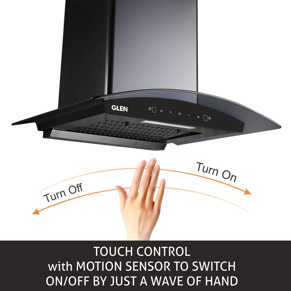 Chimney Hood 6025 Auto Clean 60 Black