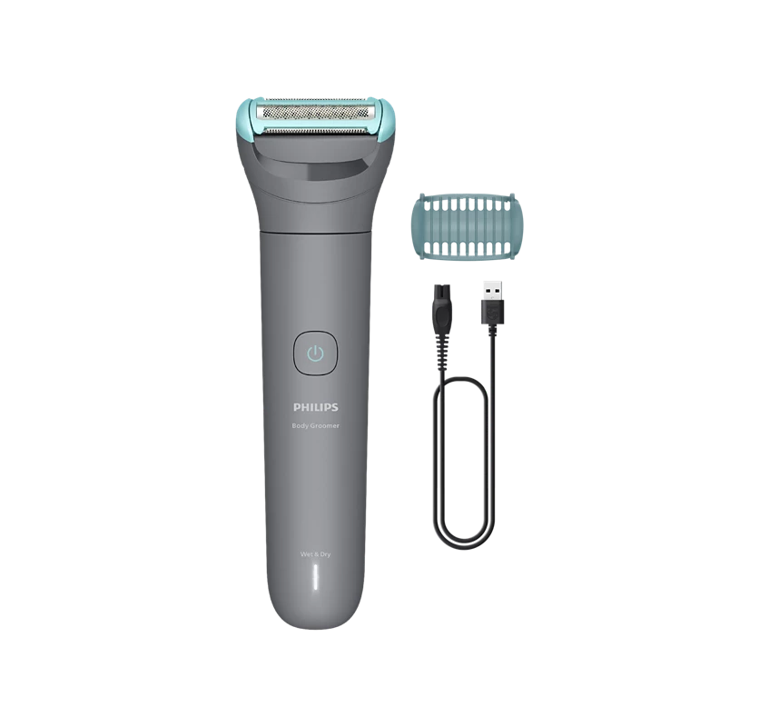 PHILIPS Series 3000 Body Groomer | Best Trimmer for your Body Hair with Triple Protect shave system (BG3470/15)