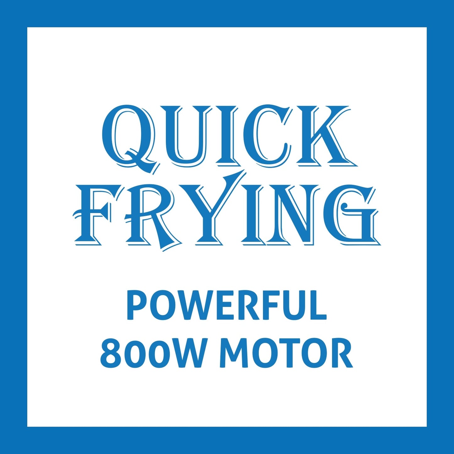 Electric Mini Air Fryer 2 Litres, 800W, Preset Temperature Ccontrol -Black & Silver (3045)