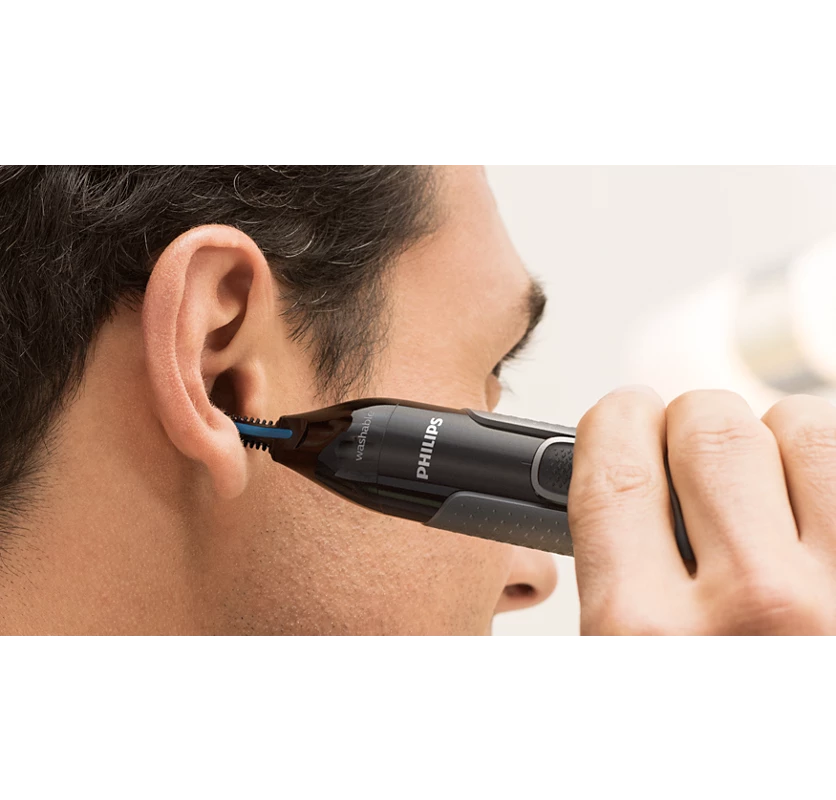 PHILIPS Series 3000 Nose, Ear and Eyebrows Trimmer | 60 min Runtime (NT3650/16)
