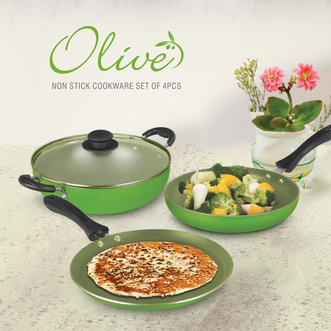 Alda NS 4pc set Olive