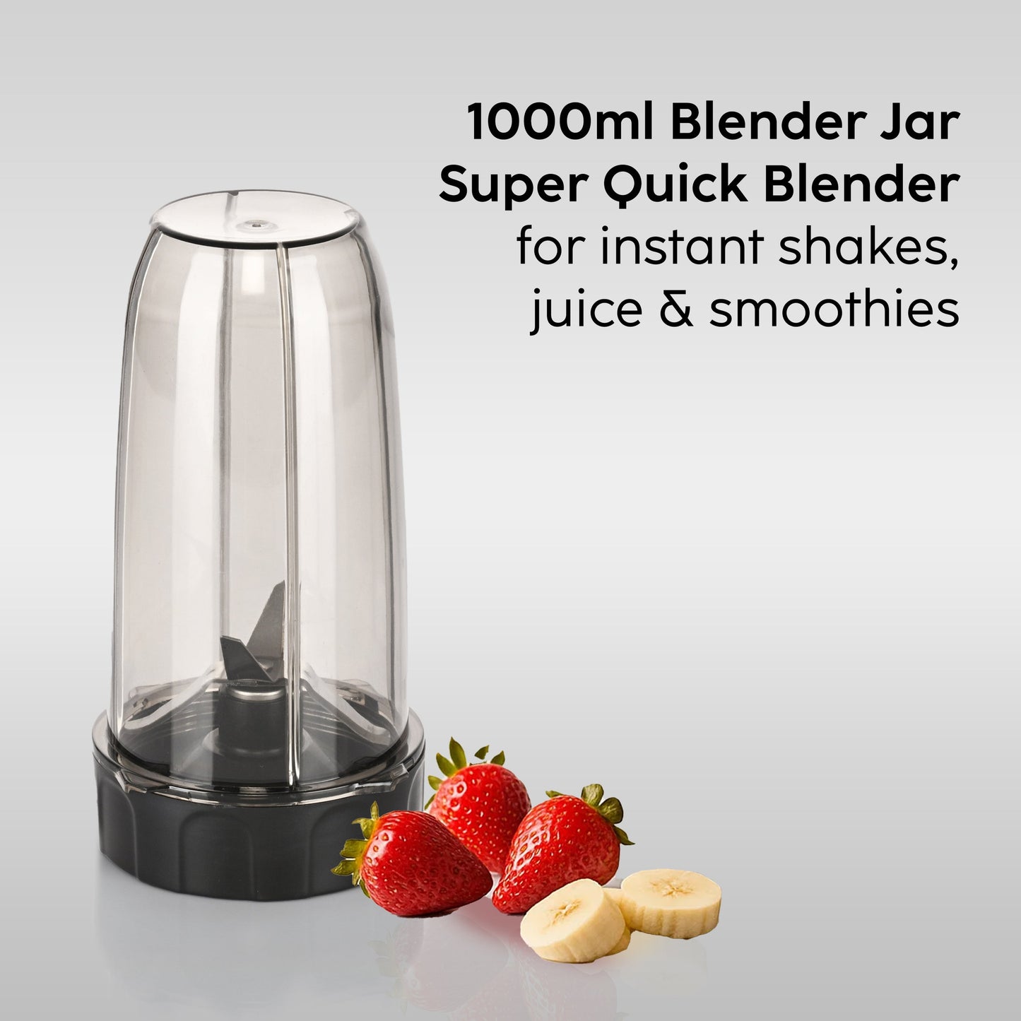 GLEN Active Blender Ultra Tuff Plus, 900W with 4 Unbreakable Transparent Jars (SA4048UTPLUS)