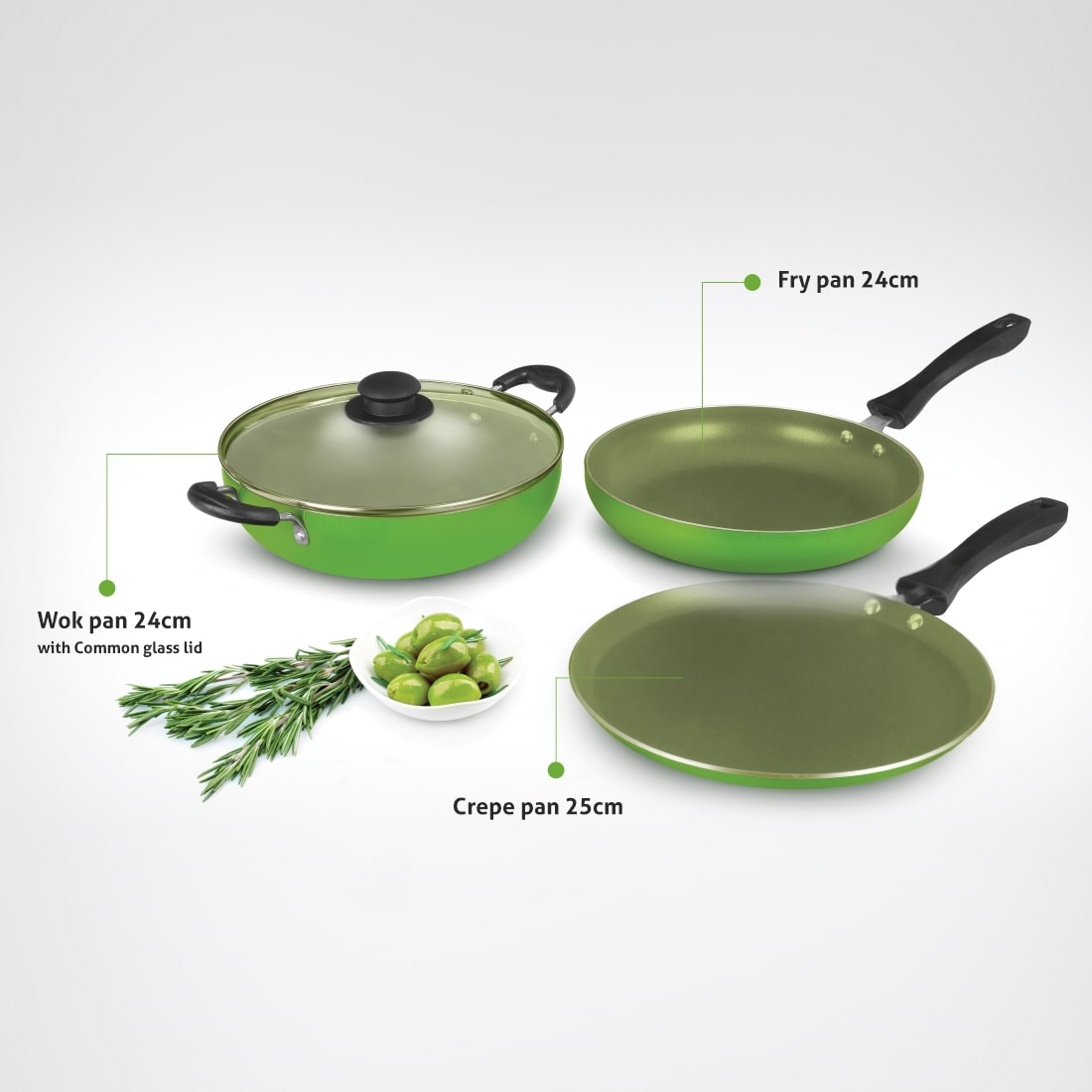 Alda NS 4pc set Olive