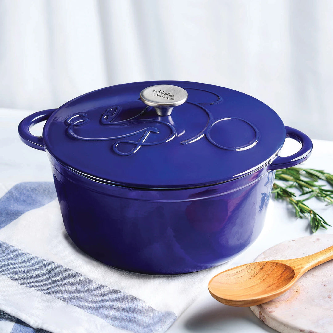 Meyer Disney Bon Voyage Enameled Red Cast Iron Casserole with Lid (20cm,2.5L)