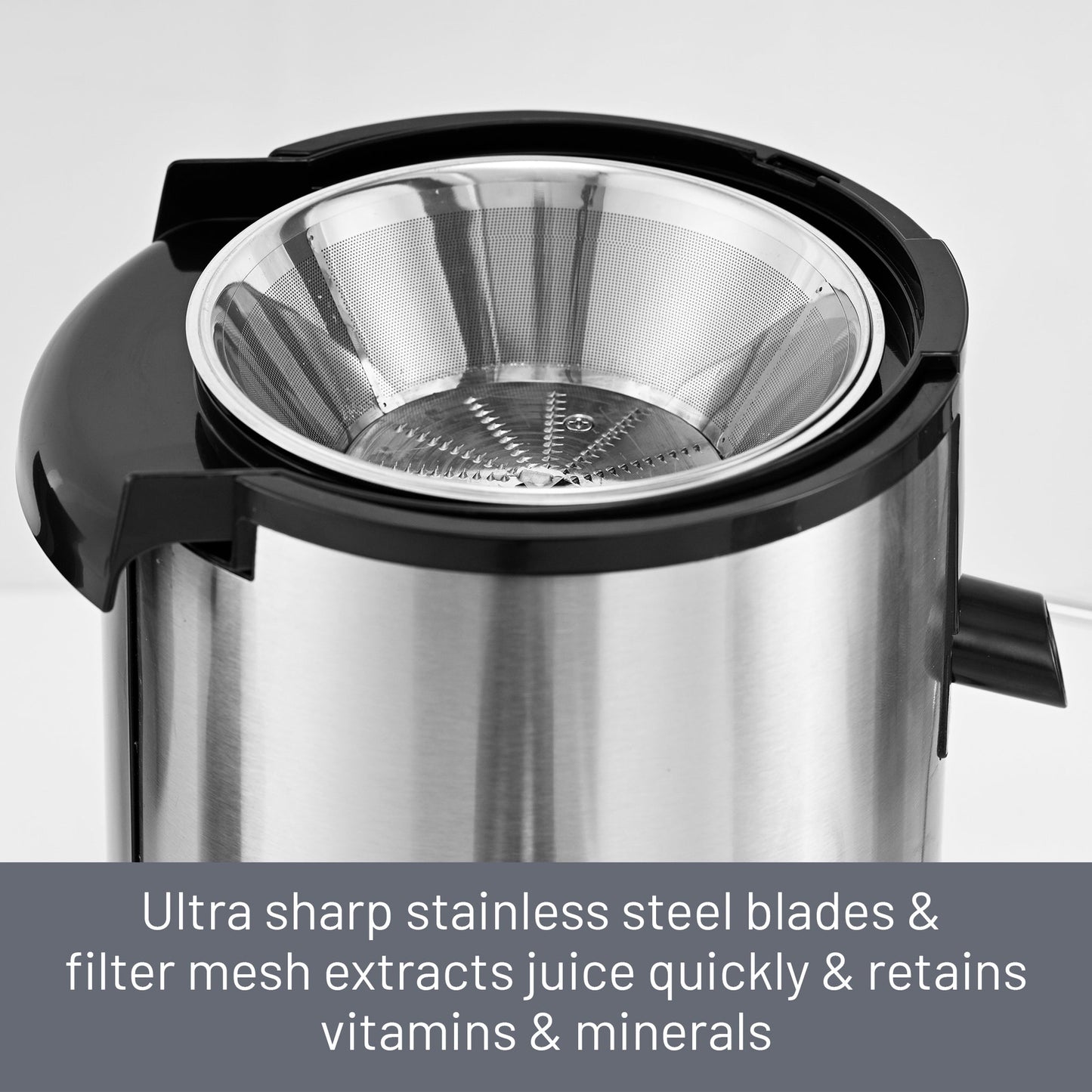 GLEN Centrifugal Juicer 600W, Full Apple Feeding Tube 600ml Juice Collector, Stainless Steel Filter (4019)