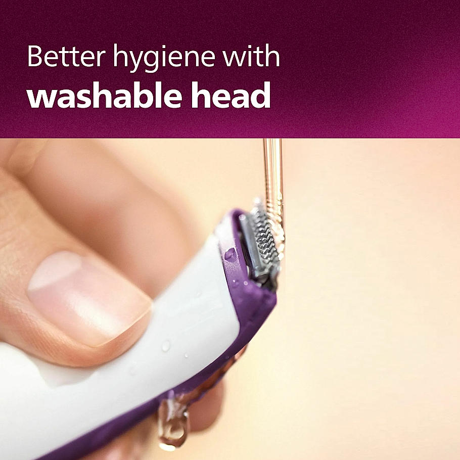 PHILIPS Rechargeable Cordless Wet & Dry Trimmer- for Women | Bikini Trimmer with 3 Length Settings (BRT383/15)