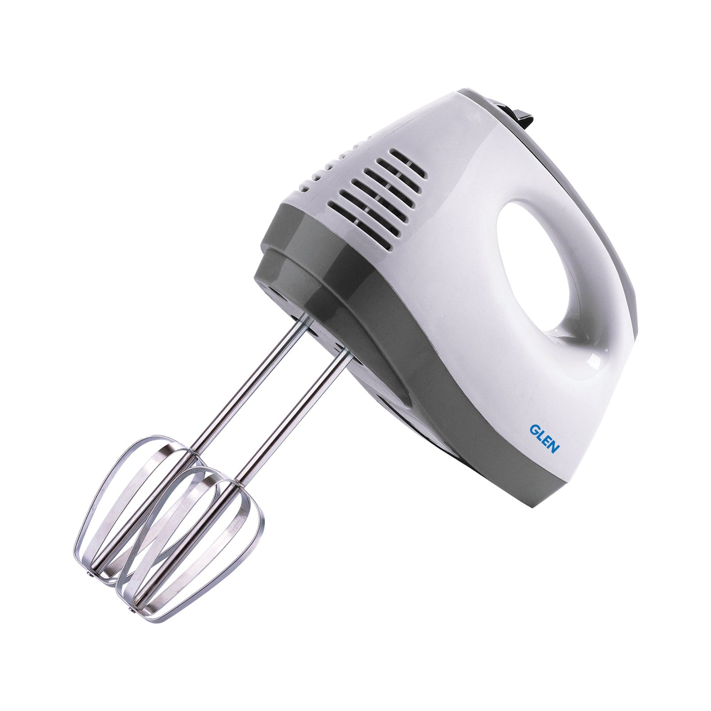Electric Hand Mixer 125W 2 Beaters with 5 Speed Settings - White and Grey (4060)