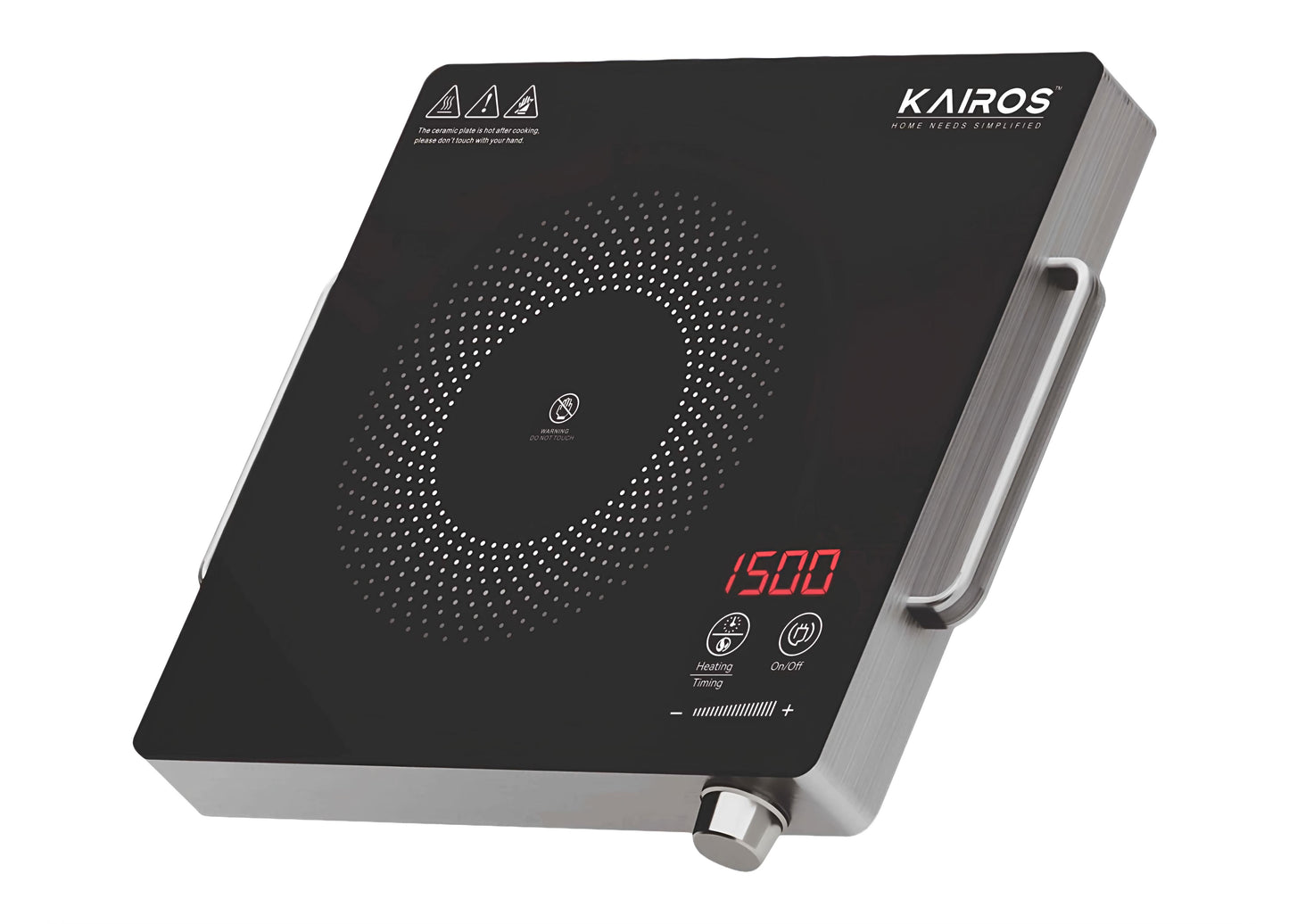 KAIROS Fast & Energy-Efficient Infrared Cooktop | Universal Cookware Compatible Induction Stove | 2200w infrared cooktop