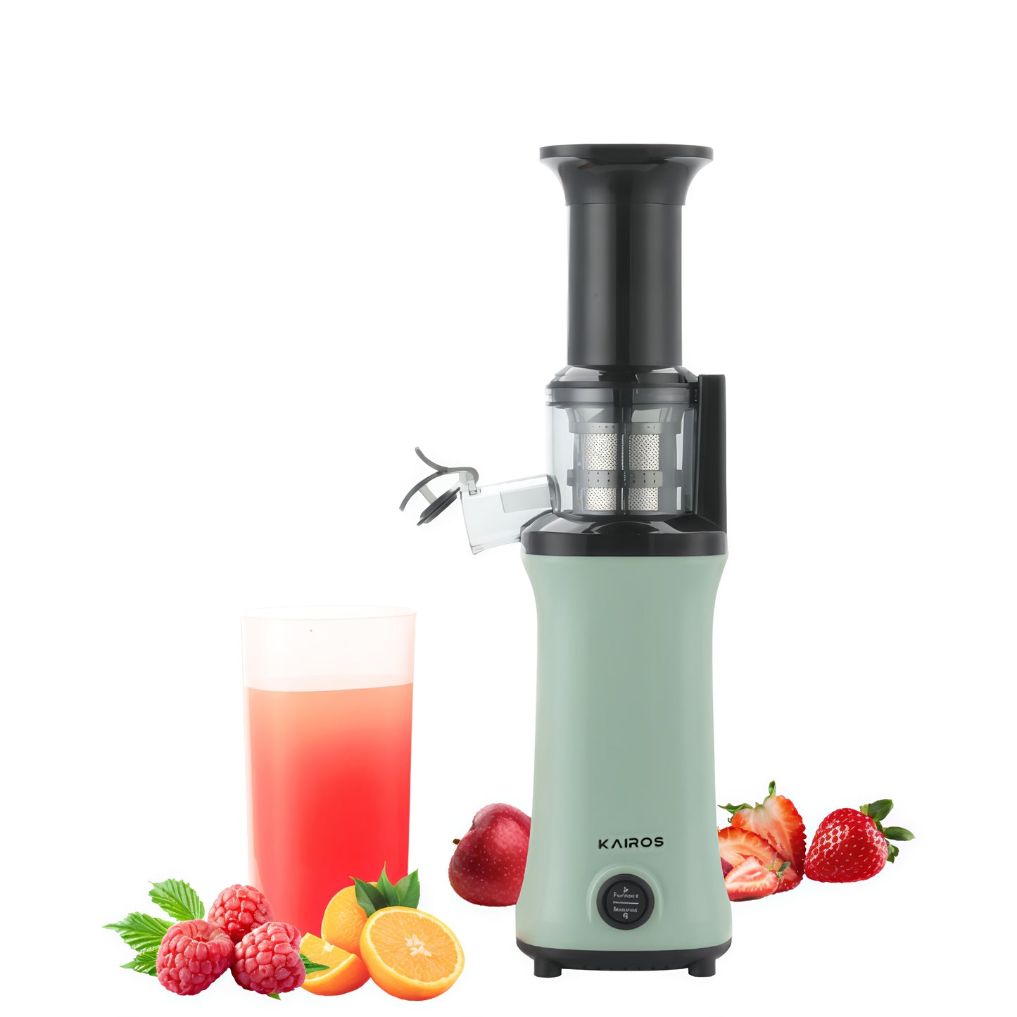 KAIROS Juice Mate Pro | Easy-to-Use Juicer for Home | 120w Home Juicer | Easy to use One button Control