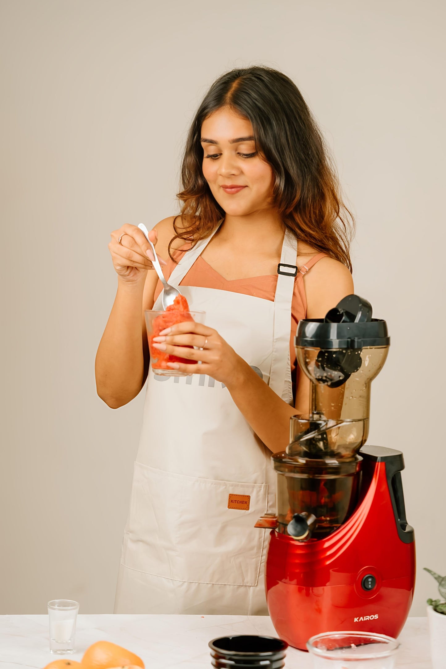 KAIROS Juicemaster 400 | Cold Press Electric Juicer Machine | Slow Masticating Juicer for Maximum Nutrient Extraction