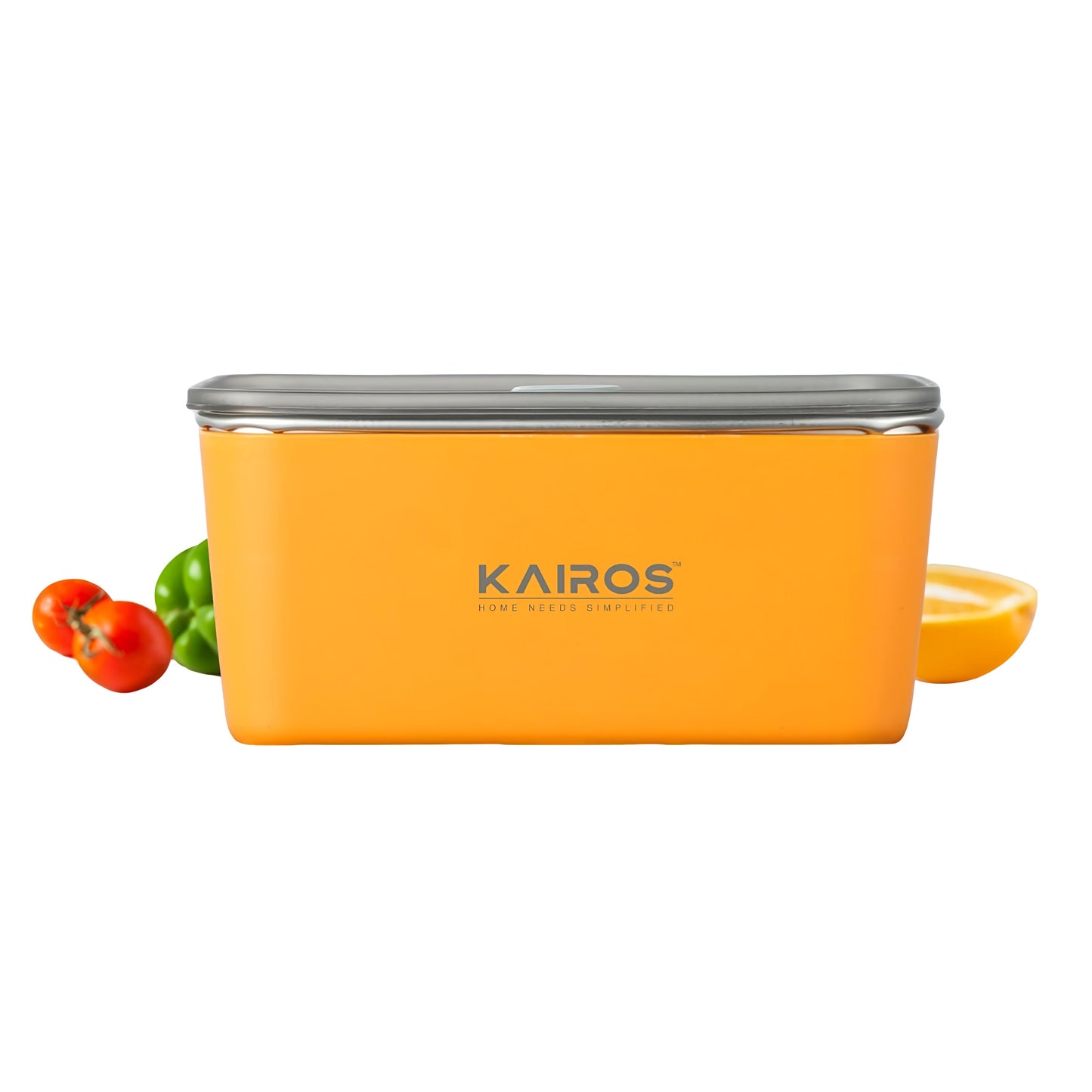 KAIROS EverFresh Dul Premium Stainless Set of 2 (500ml each) | Leak Proof Food Storage Container | 2 Container Combo